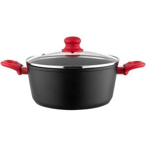 Garnek aluminiowy Mars z pokrywką 24 cm 4,3 l