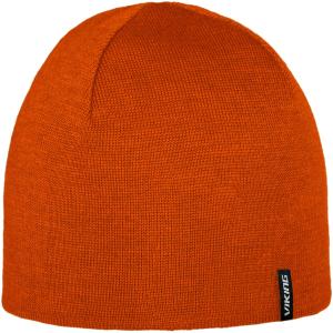 VIKING NOMRA 2.0 czapka zimowa unisex z wełny merino pomarańczowa