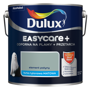Farba tytanowa Dulux EasyCare+ Plamy+Przetarcia Element Patyny 2,5 l