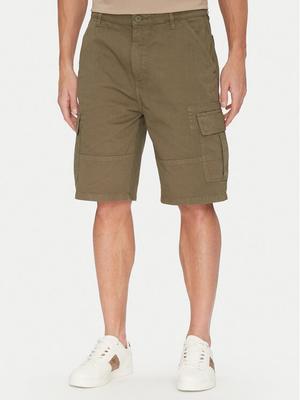 Guess Jeans Szorty materiałowe M5GD45 WGCV1 Khaki Regular Fit