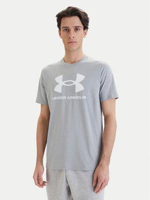 Under Armour T-Shirt Ua Sportstyle Logo Update Ss 1382911 Szary Loose Fit