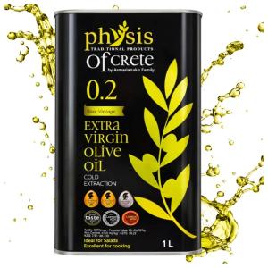 OLIWA Z OLIWEK EXTRA VIRGIN 1L GRECKA KORONEIKI 0,2% PHYSIS OF CRETE 05/28