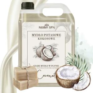 Möller SPA NATURALNE SZARE MYDŁO POTASOWE KOKOSOWE W PŁYNIE SUPER JAKOŚĆ 5L