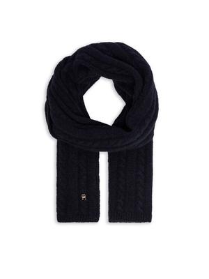 Tommy Hilfiger Szalik Timeless AW0AW16990 Granatowy