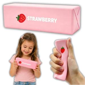 Gniotek Antystresowy Truskawkowe Pałeczki Mleczne Sensoryczny Relax ForKids