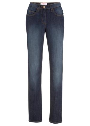 Jeansy ze stretchem, straight, mid waist
