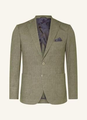 Paul Marynarka Garniturowa Slim Fit Z Dżerseju gruen