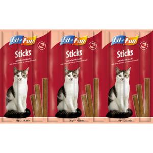 FIT+FUN Sticks 25x10 sztuk Łosoś i pstrąg