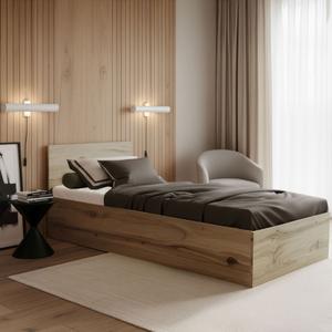 Łóżko z pojemnikiem 90 TRINO | Sonoma | OUTLET