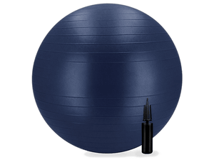 Piłka gimnastyczna z pompką SPOKEY Fitball 75cm Niebieski