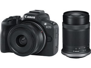 Aparat CANON EOS R50 + RF-S 18-45 IS STM 55-210MM F5-7,1 Czarny