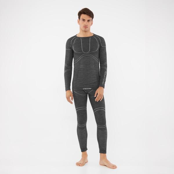 Bielizna męska VIKING Lan Pro Set Merino grafitowa (M)