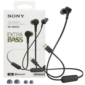 SŁUCHAWKI BEZPRZEWODOWE BLUETOOTH SONY WI-XB400 EXTRA BASS ASYSTENT 15h