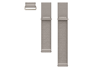Pasek do zegarka GARMIN Nylonowy z mechanizmem szybkiego odłączania 24 mm Szary