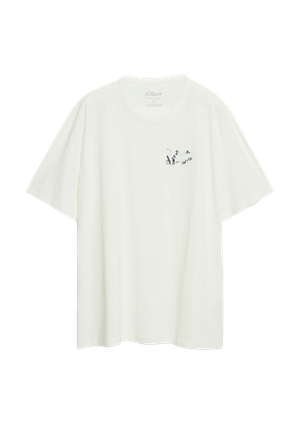 T-shirt z przędzy płomieniowej z grafiką