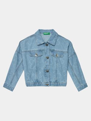 United Colors Of Benetton Kurtka jeansowa 2VUGCN04G Niebieski Regular Fit