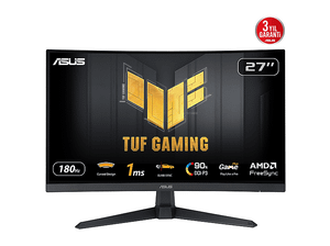 Monitor ASUS TUF Gaming VG27VQ3B 27 FHD VA 1ms 180Hz AMD FreeSync Flicker-free Czarny