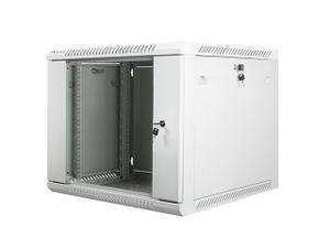 Lanberg Szafa instalacyjna wisząca 19 cali 9U 600X600mm szara (drzwi szklane)