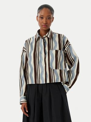 Weekend Max Mara Koszula Ragtime 2515111112 Niebieski Regular Fit