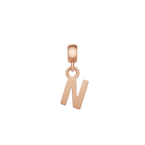 Daniel Wellington DW Charm Letter N Rose Gold