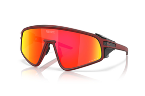 OAKLEY okulary przeciwsłoneczne z pokrowcem Latch Panel Red Knight w/ Prizm Ruby (one size)