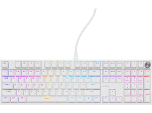 Klawiatura GENESIS Thor 404 Gateron Yellow Pro Biały
