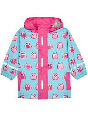 Playshoes Kurtka przeciwdeszczowa 408599 M Błękitny Regular Fit