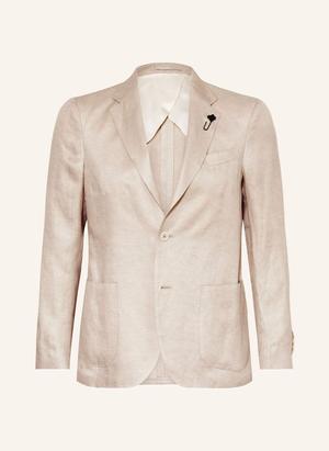 Lardini Marynarka Garniturowa Extra Slim Fit Z Lnu beige