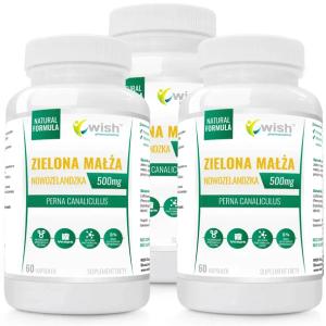 NOWOZELANDZKA ZIELONA MAŁŻA 500mg STAWY KOŚCI 180k