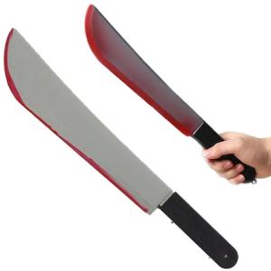 KRWAWA MACZETA TASAK MORDERCY NÓŻ GADŻET BROŃ JASON VOORHEES NA HALLOWEEN