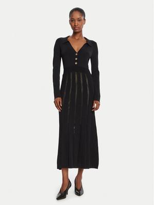 TWINSET Sukienka dzianinowa 252TP3110 Czarny Regular Fit