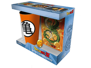 Zestaw gadżetów ABYSTYLE DRAGON BALL Pack XXL Szklanka 400 ml + Przypinka Notatnik A6