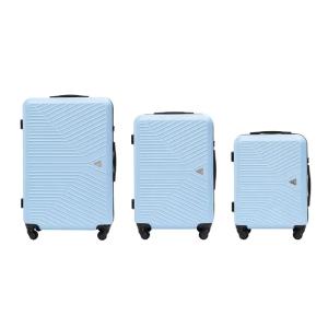 Komplet walizek WINGS poliwęglan 100% TSA 3 sztuki bagaż POLIKARBON 360°