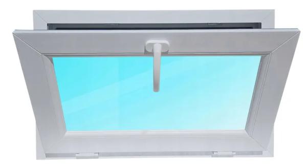 Okno PCV BIAŁE 80x50 nowe uchylane 800x500 dwuszybowe