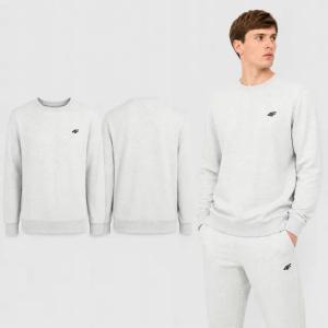 BLUZA MĘSKA DRESOWA 4F BEZ KAPTURA NIEROZPINANA L M2549 SS26