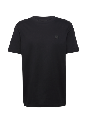 T-shirt wykonany z merceryzowanej bawełny z logo