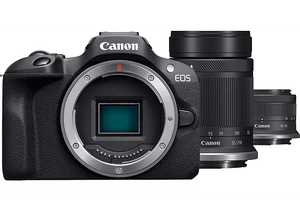 Aparat CANON EOS R100 + RF-S 18-45mm F4.5-6.3 IS STM 55-210MM F5-7.1