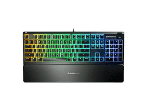 Klawiatura przewodowa STEELSERIES Apex 3 RGB Ciche przełączniki