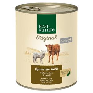 REAL NATURE Senior Jagnięcina i Cielęcina 6x800 g