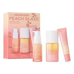 Peach Glaze Plumping Trio - Zestaw pielęgnacyjny z niacynamidem i witaminą C