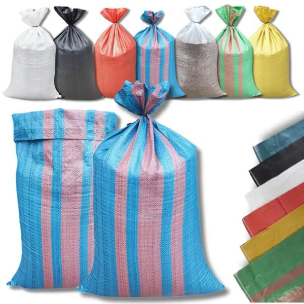 Worki Worek 25KG Niebieski 50x80cm NA ZBOŻE WĘGIEL GRUZ MOCNE 500szt