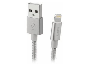 Kabel SBS USB - Lightning 1m Srebrny
