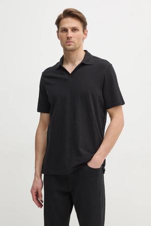 Calvin Klein polo z domieszką lnu
