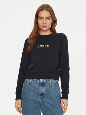 Guess Jeans Bluza W5RQ28 K68I4 Granatowy Regular Fit