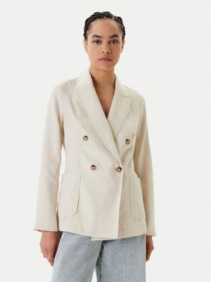 United Colors Of Benetton Marynarka 2AGHDW03E Beżowy Regular Fit