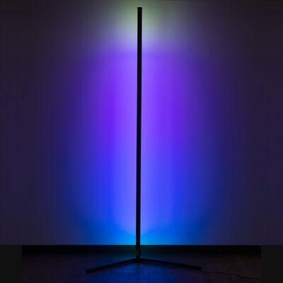 Lampa podłogowa Corner LED RGB KingBerry 12 W czarn