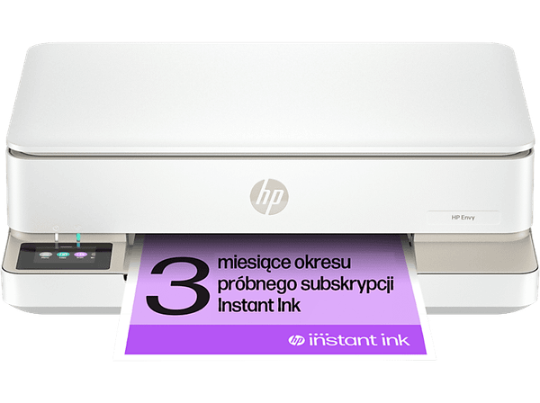 Urządzenie wielofunkcyjne z drukarką atramentową HP Envy 6120e Instant Ink Biało-złoty