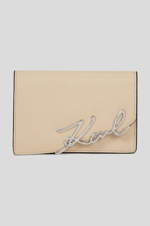 Karl Lagerfeld portfel skórzany K/SIGNATURE