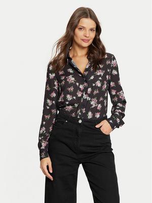 Guess Koszula W4BH56 WGLA2 Czarny Comfort Fit