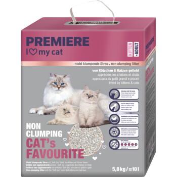 PREMIERE Cat's Favourite żwirek higieniczny dla kociąt i dorosłych kotów 2x10 l